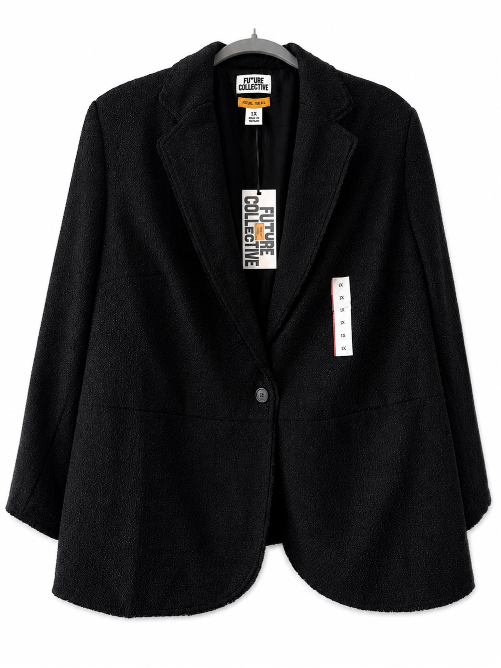 Future Collective Woman’s Black Blazer
